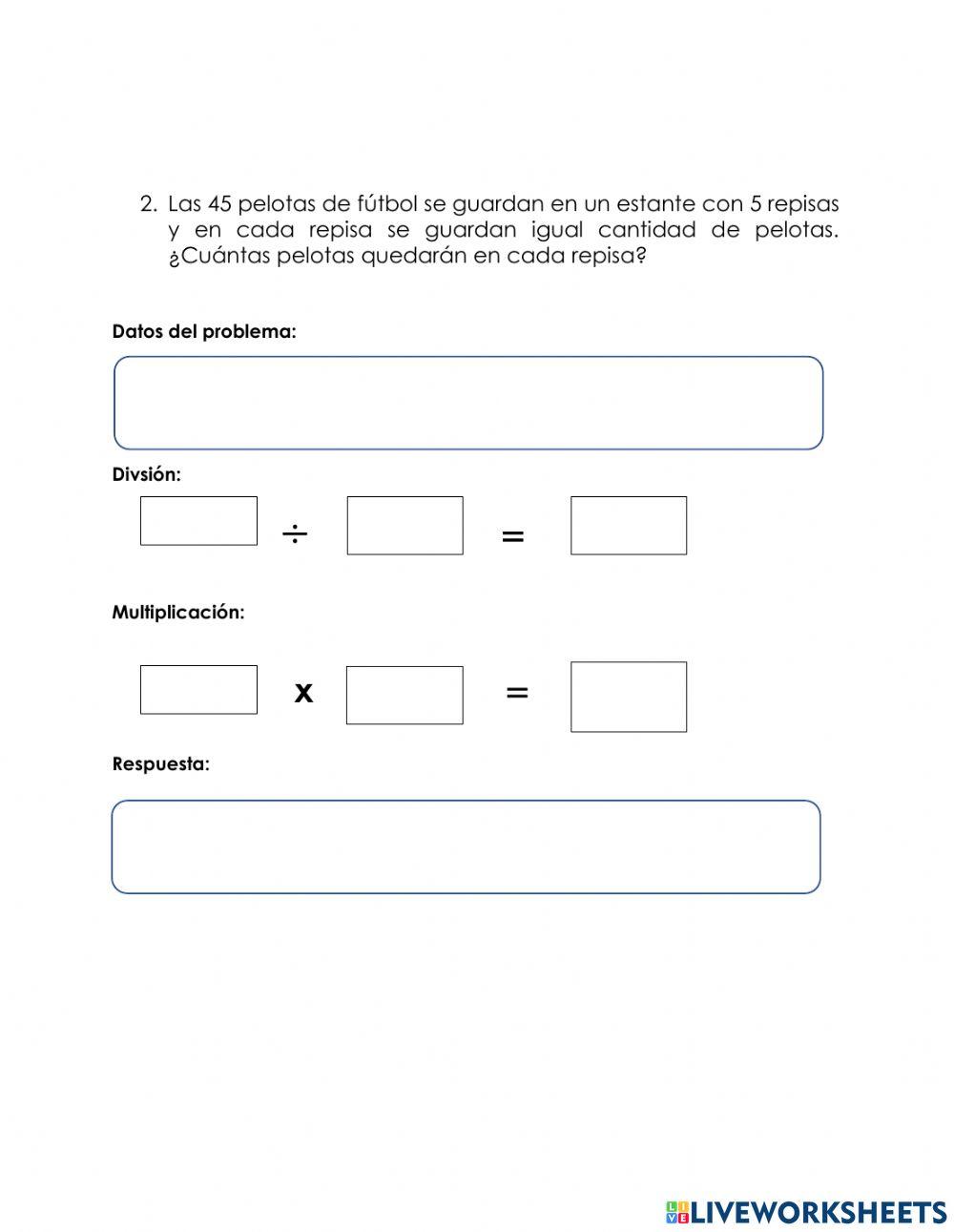 Division-relacion de multiplicacion y division