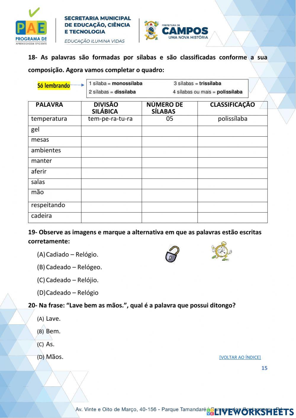 E.M. Alcebíades Candiano  (Divisão silábica)