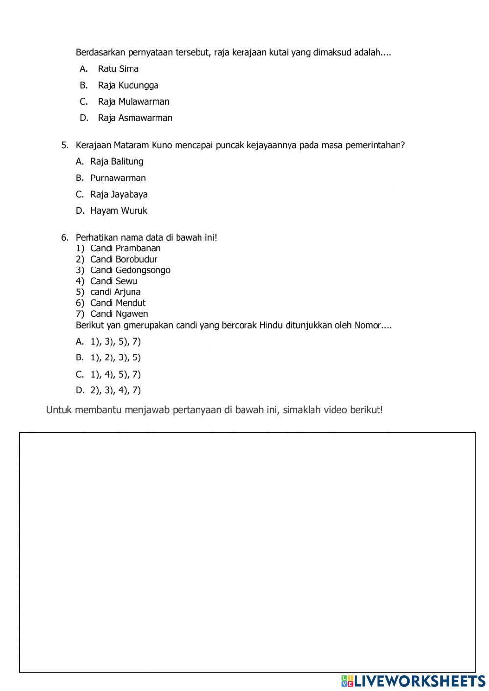 Penilaian Harian 2 Semester Genap
