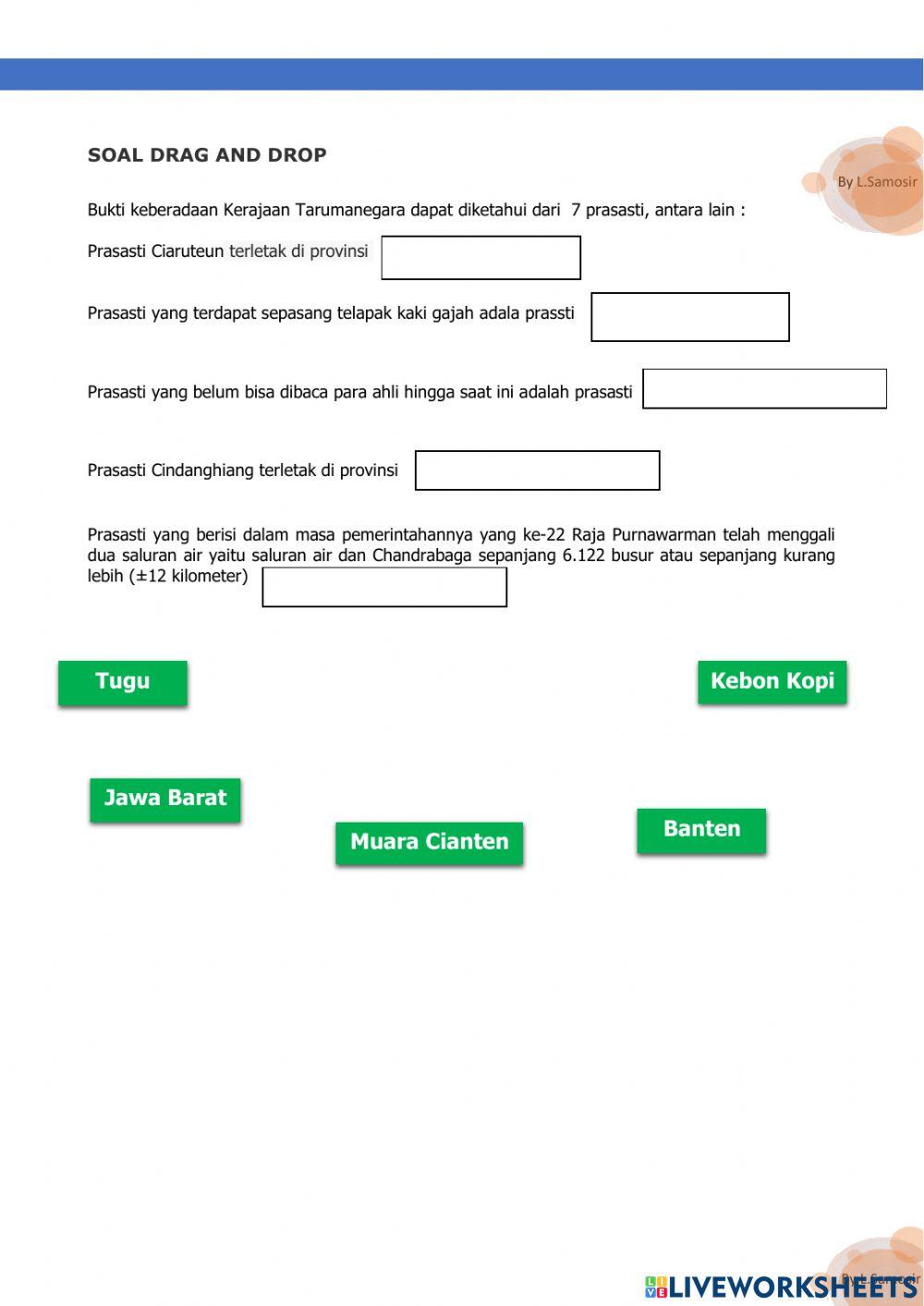 Penilaian Harian 2 Semester Genap