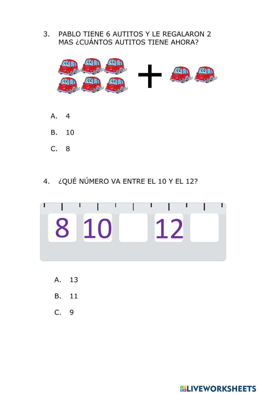 Número y Operaciones Matemáticas