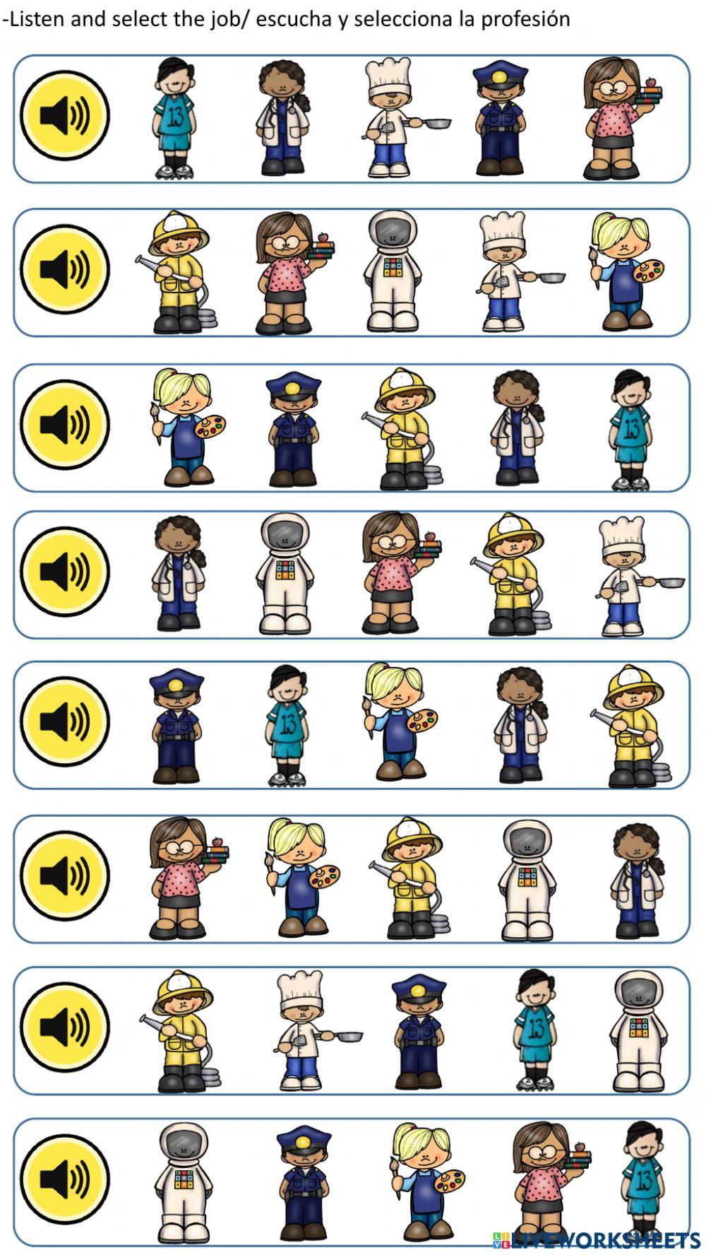 Jobs listening preschool