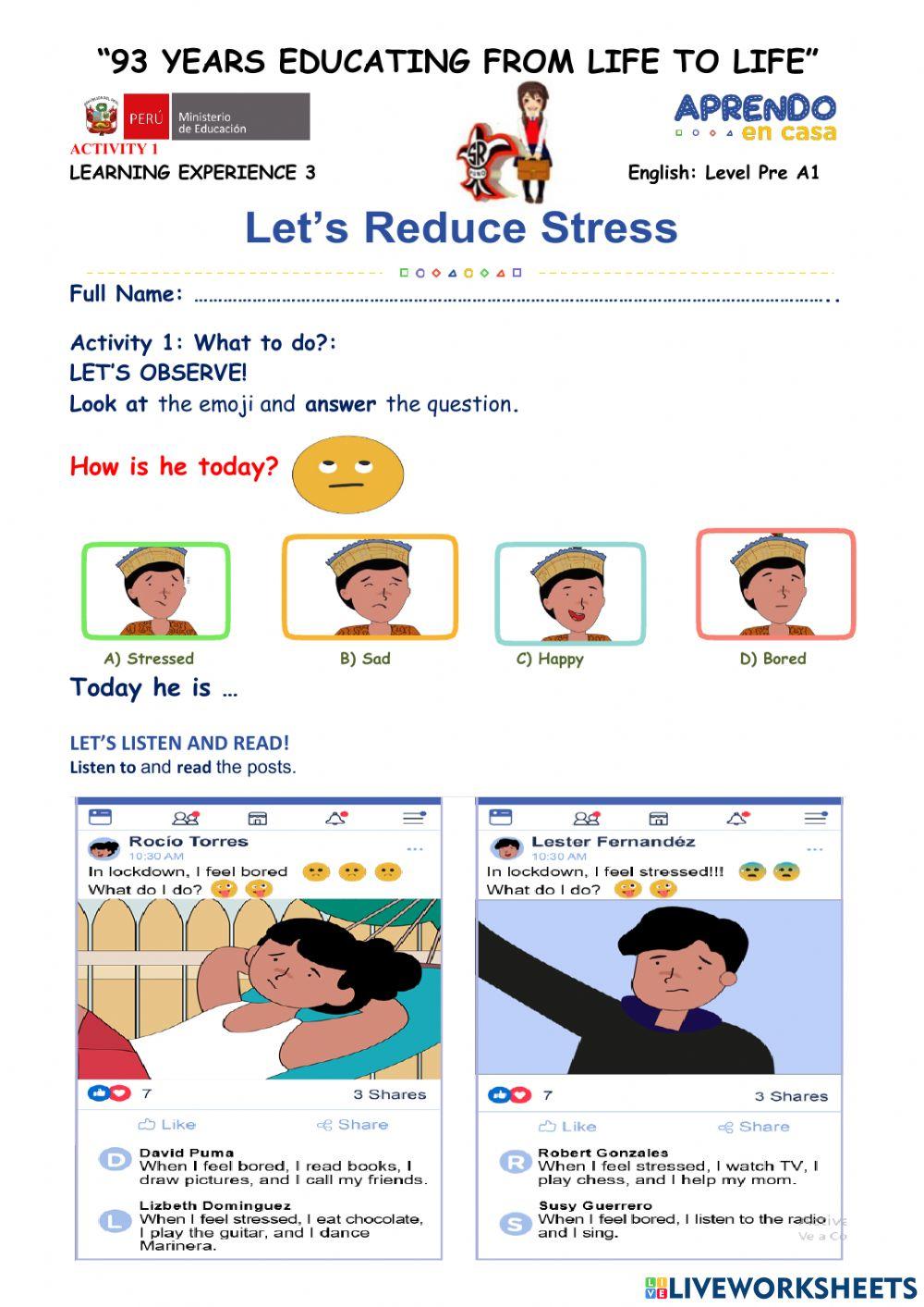 Let's Reduce Stress