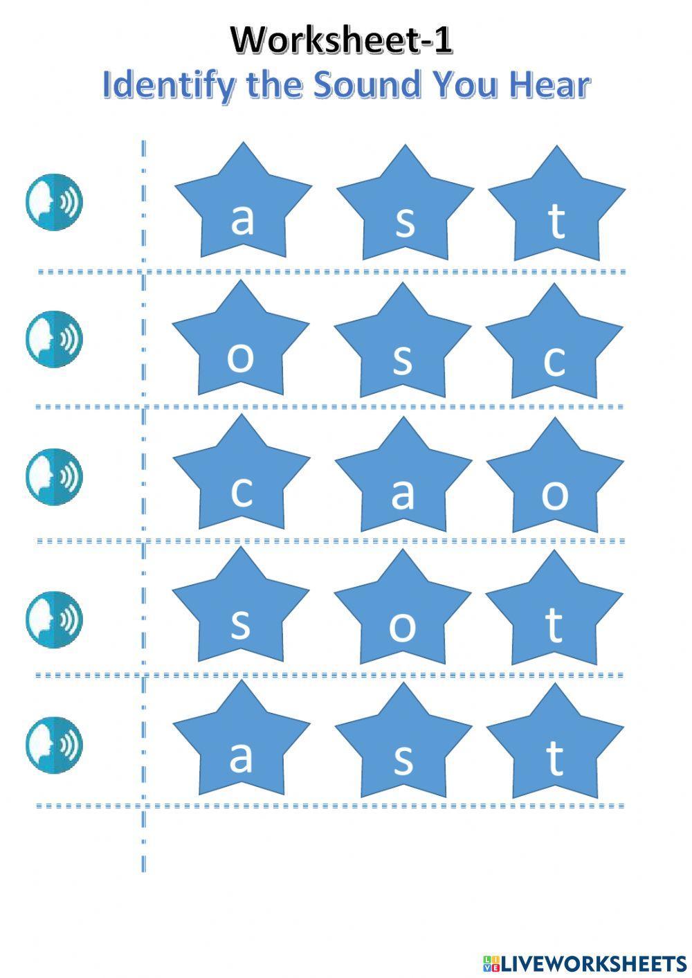 Phonics group 1(a,o,s,c, and t)