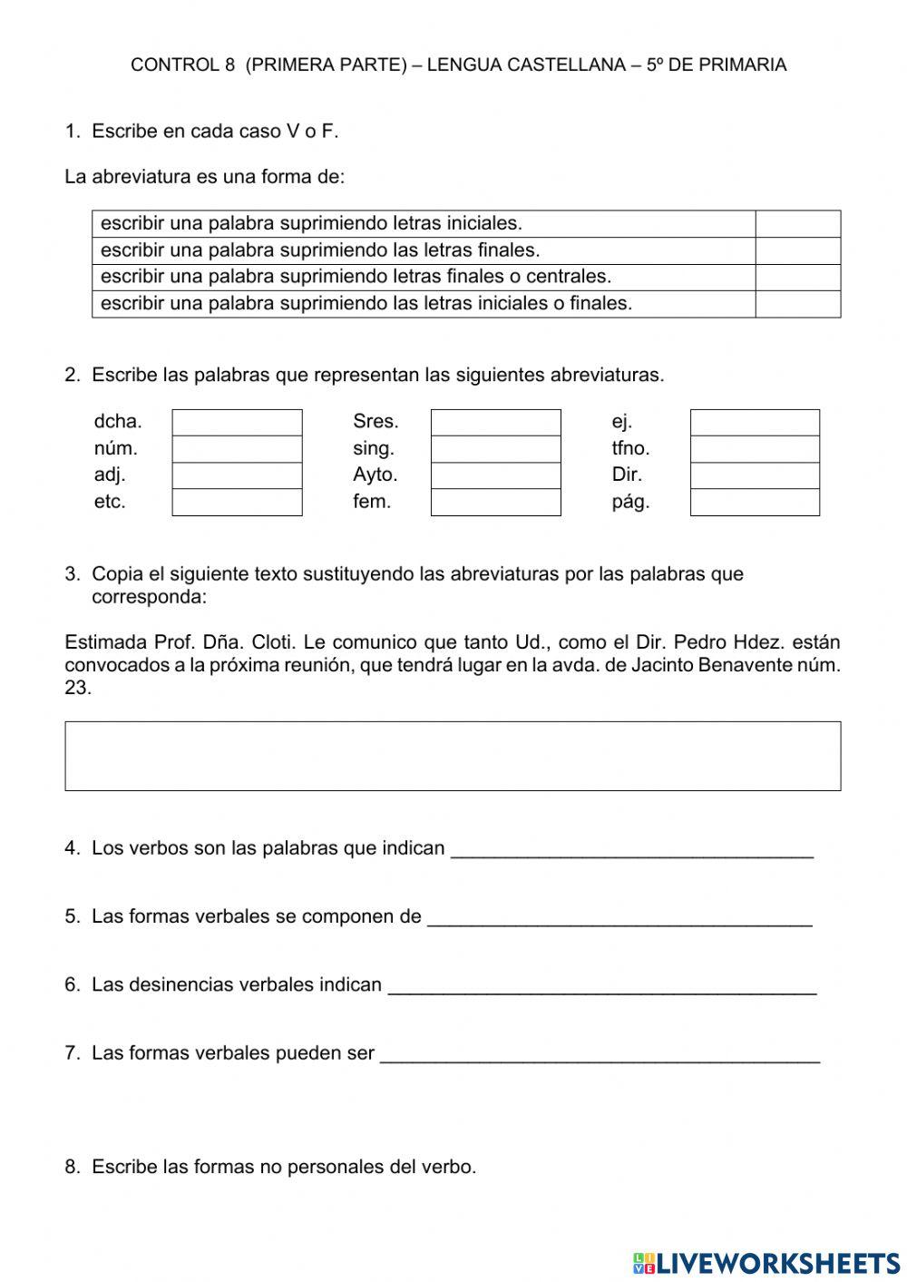 Control L Castellana - Tema 8