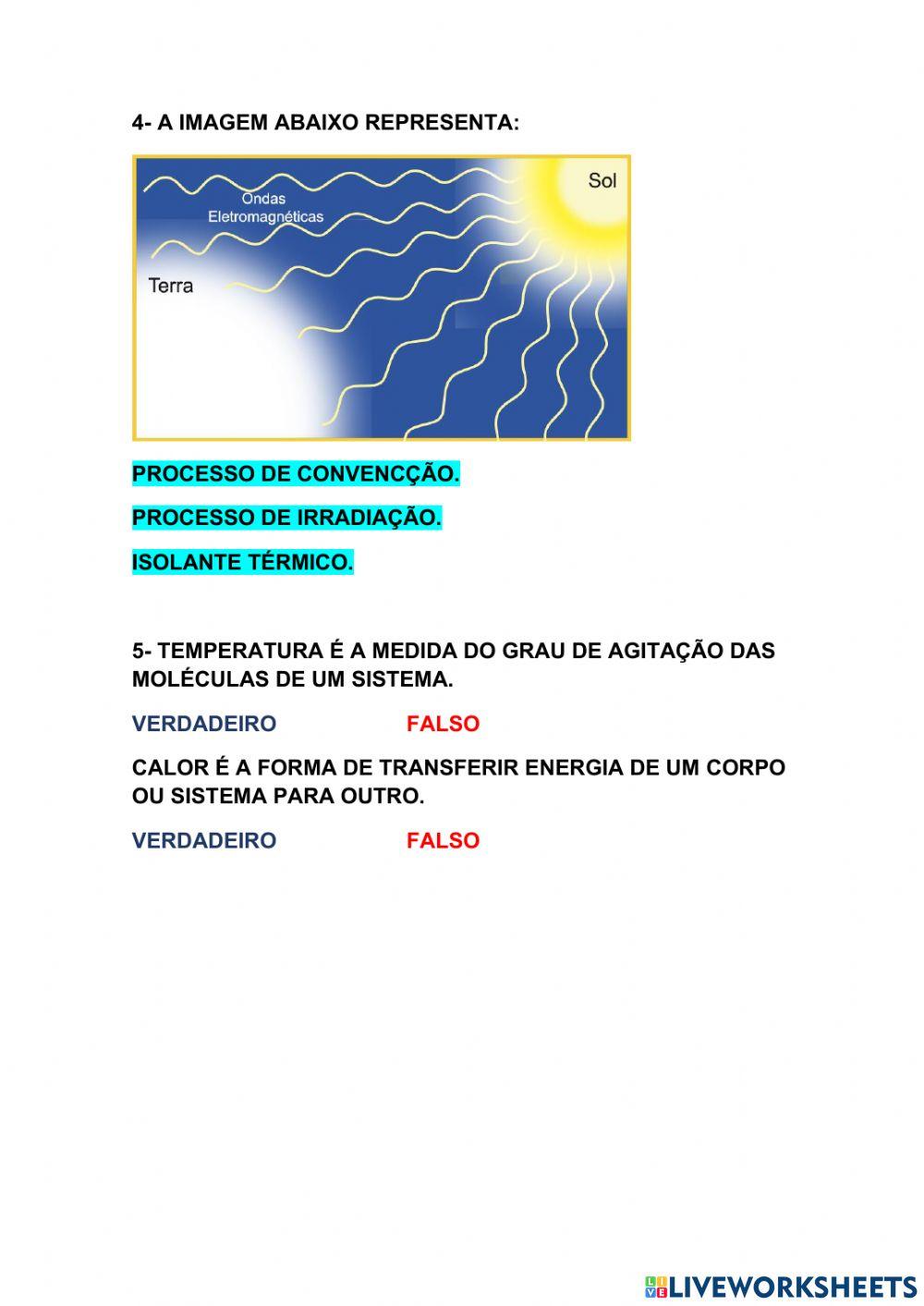 Avaliação ciências b5