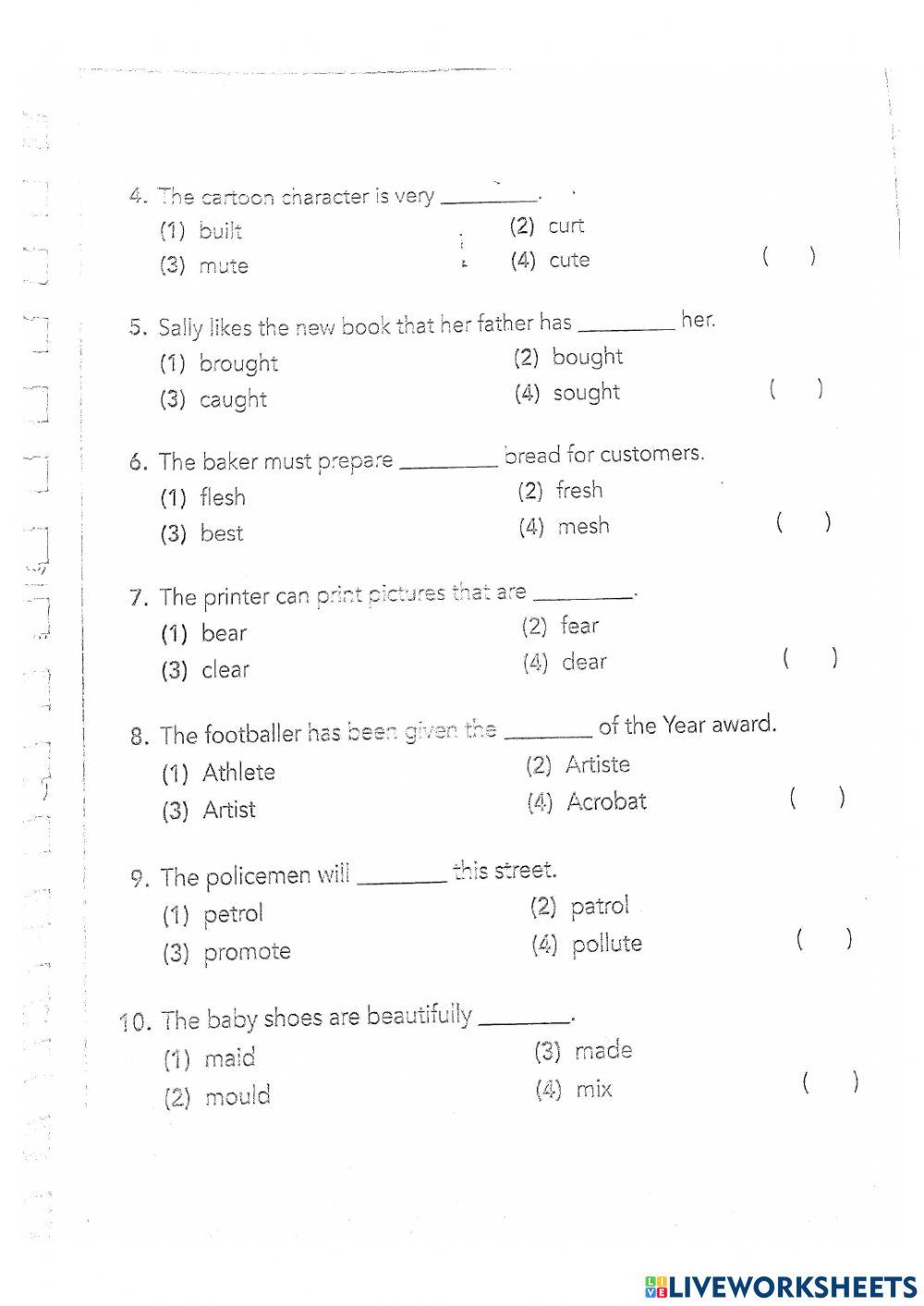 Critical Think - Unit 7