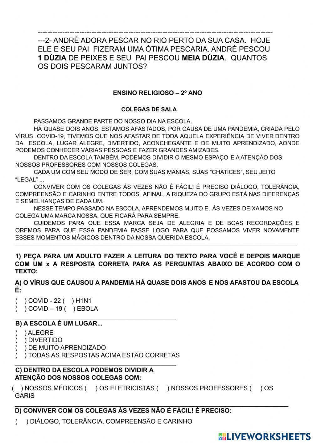 Consolidação 2º Ano