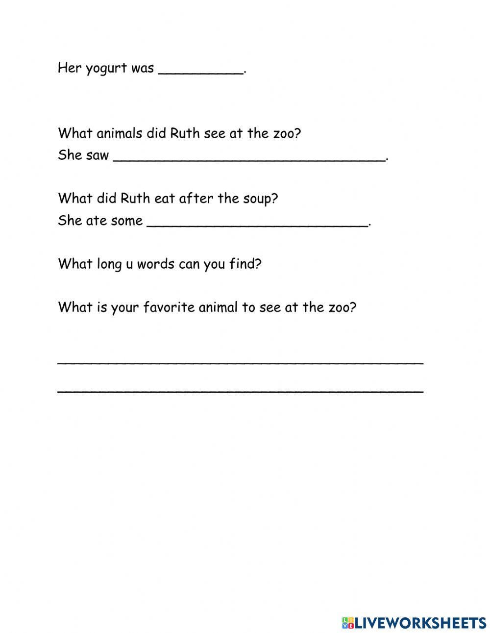 Long u Comprehension