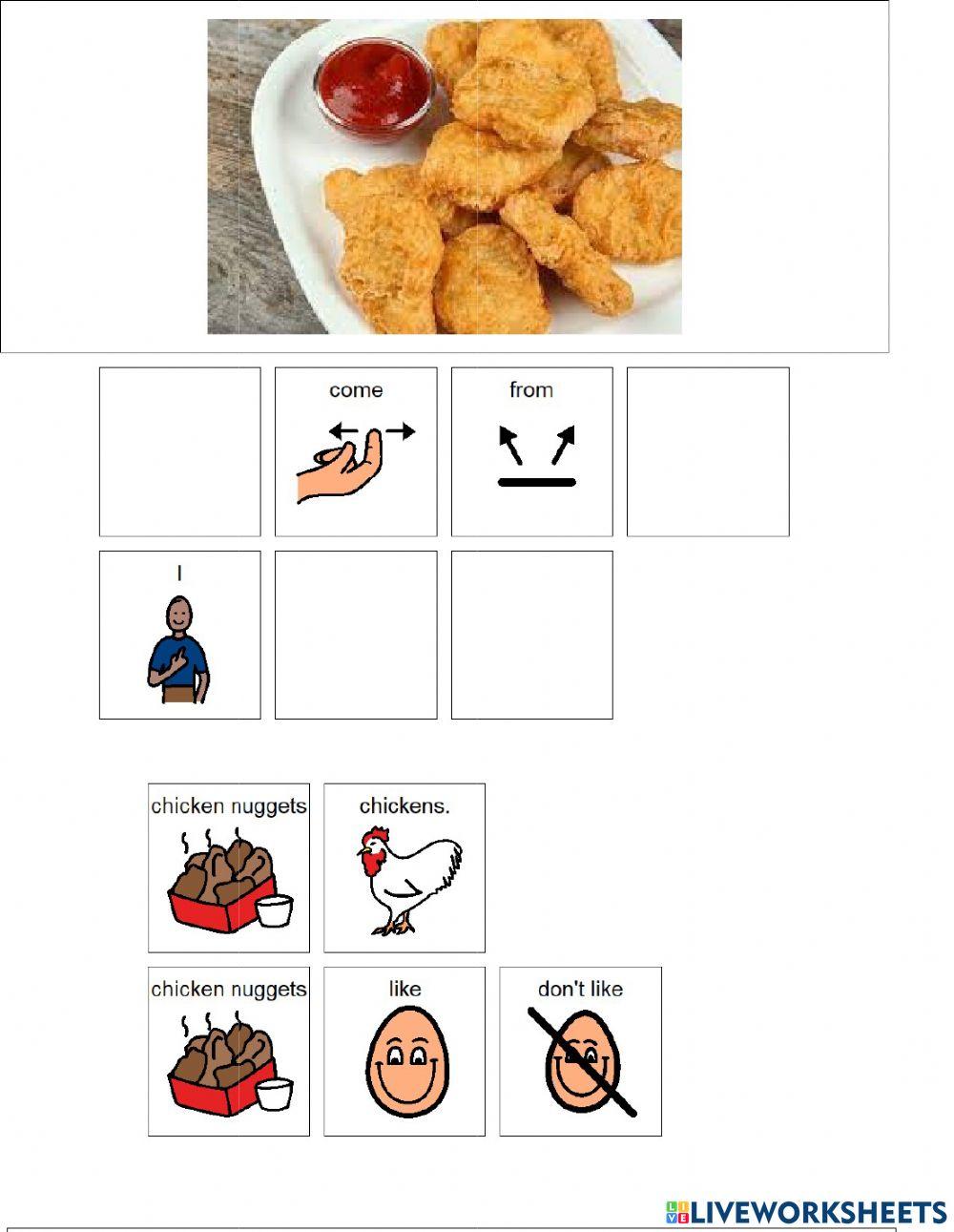 Food from animals Food from animals