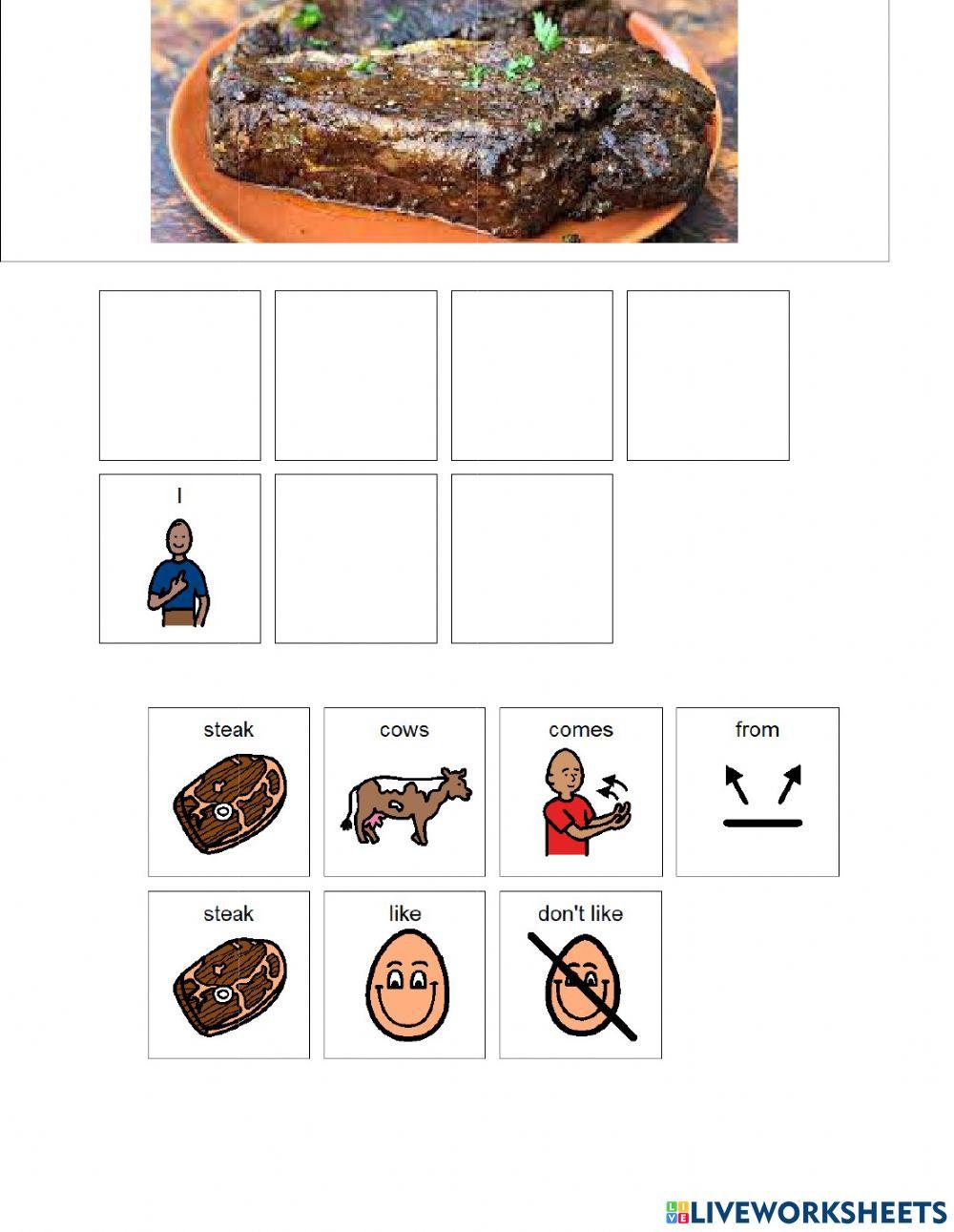 Food from animals Food from animals