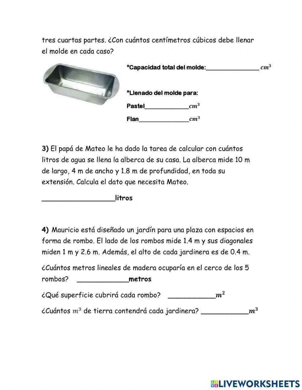 Problemas de Volumen