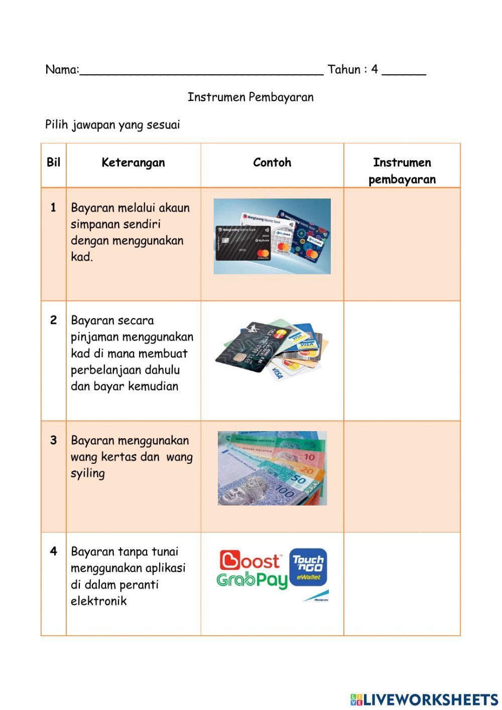 Instrumen Pembayaran