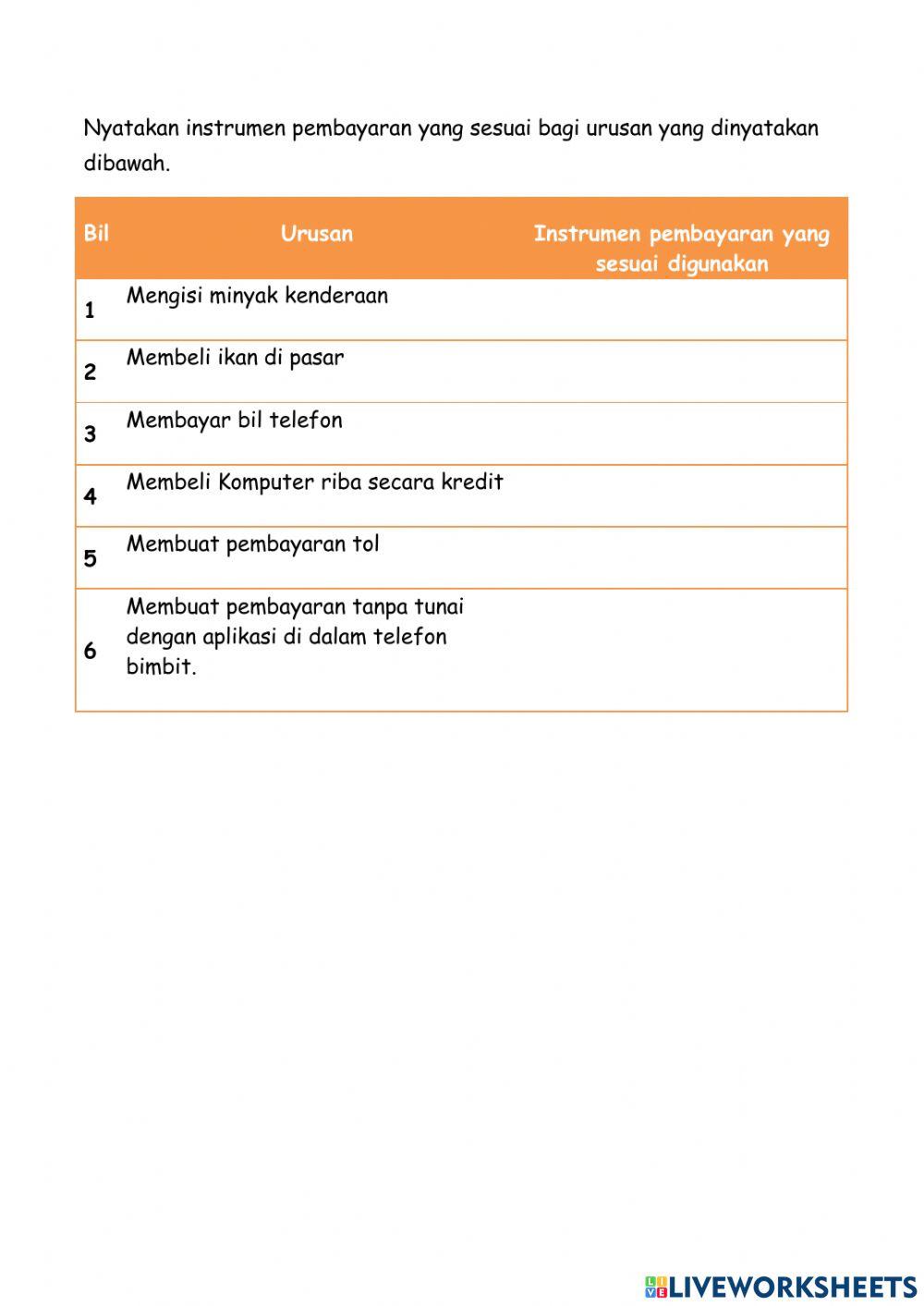 Instrumen Pembayaran