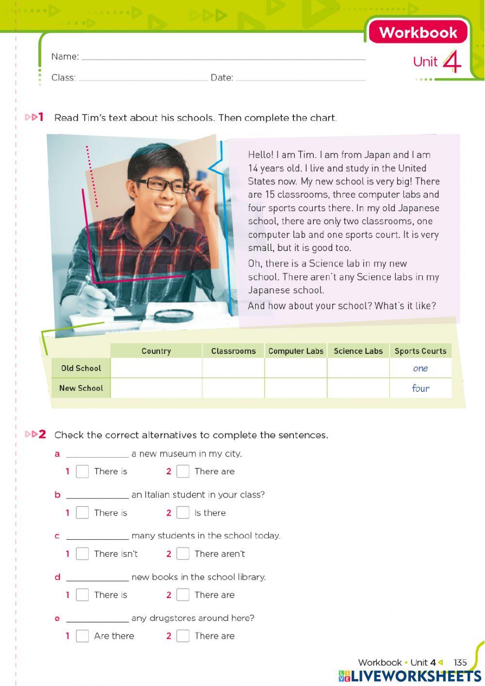 Workbook - unit 4 - page 135