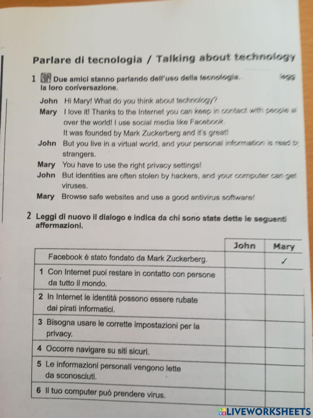 Inglese - comprensione