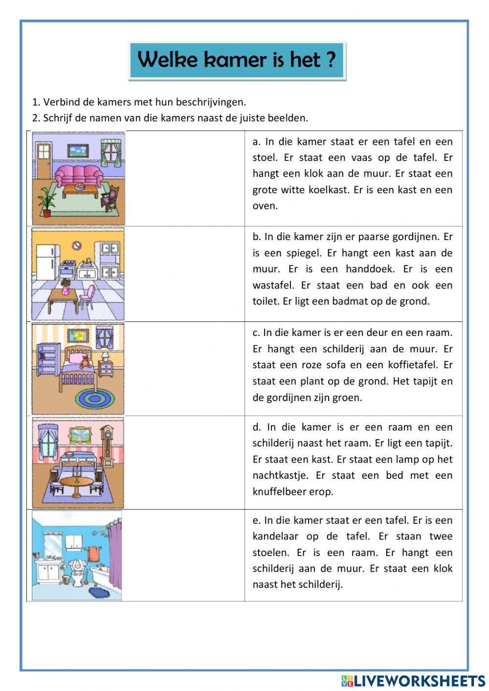 Welke kamer is het? Welke kamer is het?