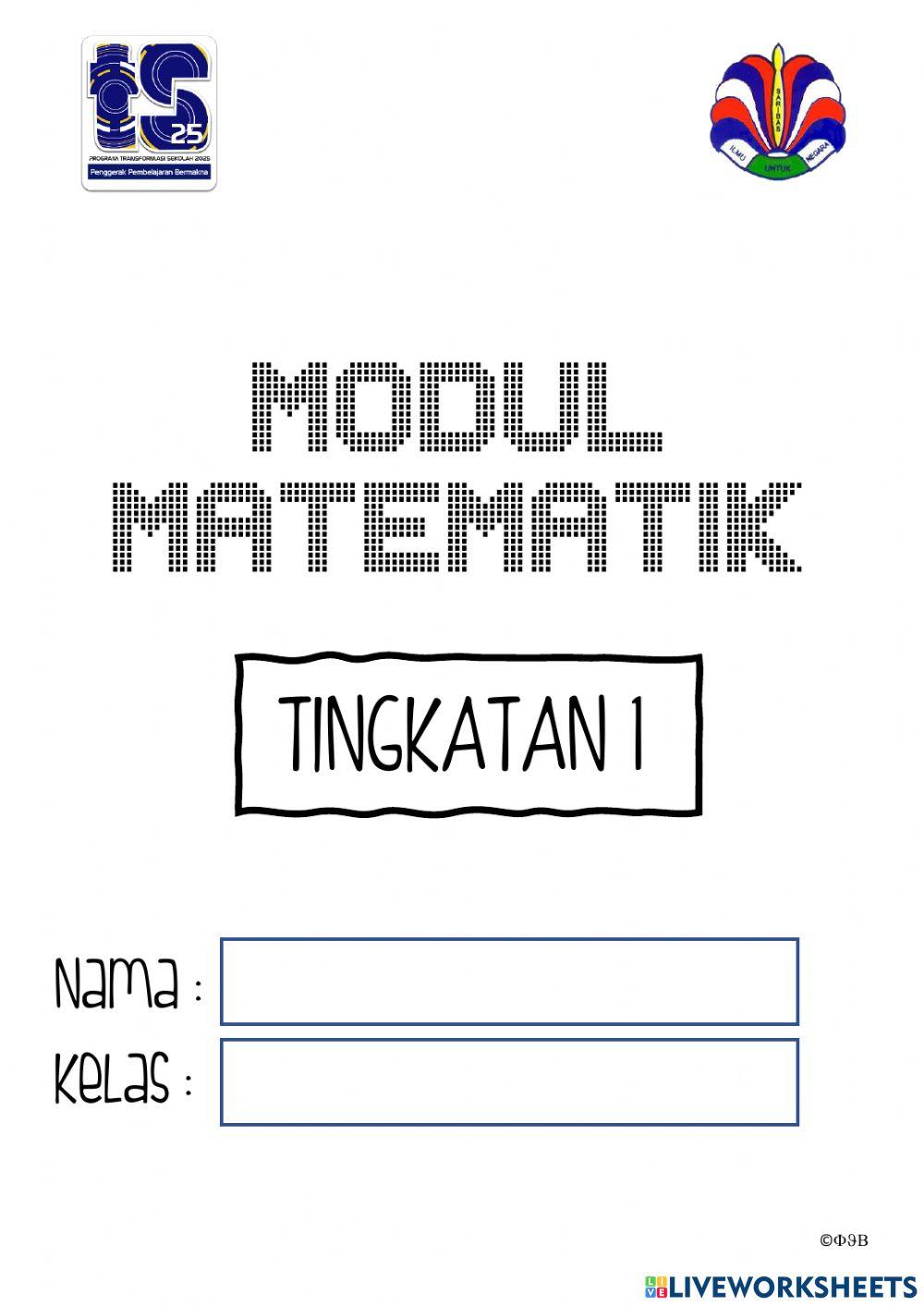 Tingkatan 1 : Sebutan Serupa & Tidak Serupa