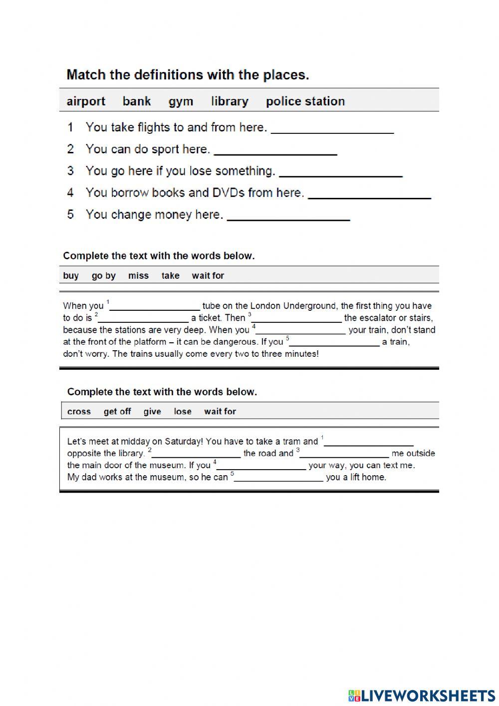 Solutions vocab (from unit 3 to 8)