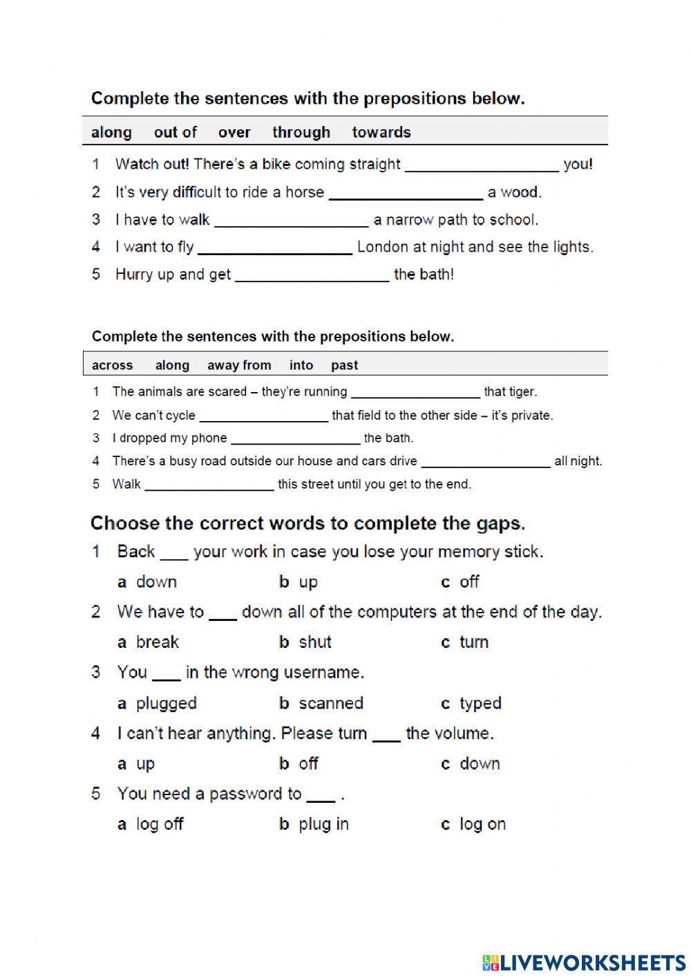 Solutions vocab (from unit 3 to 8)