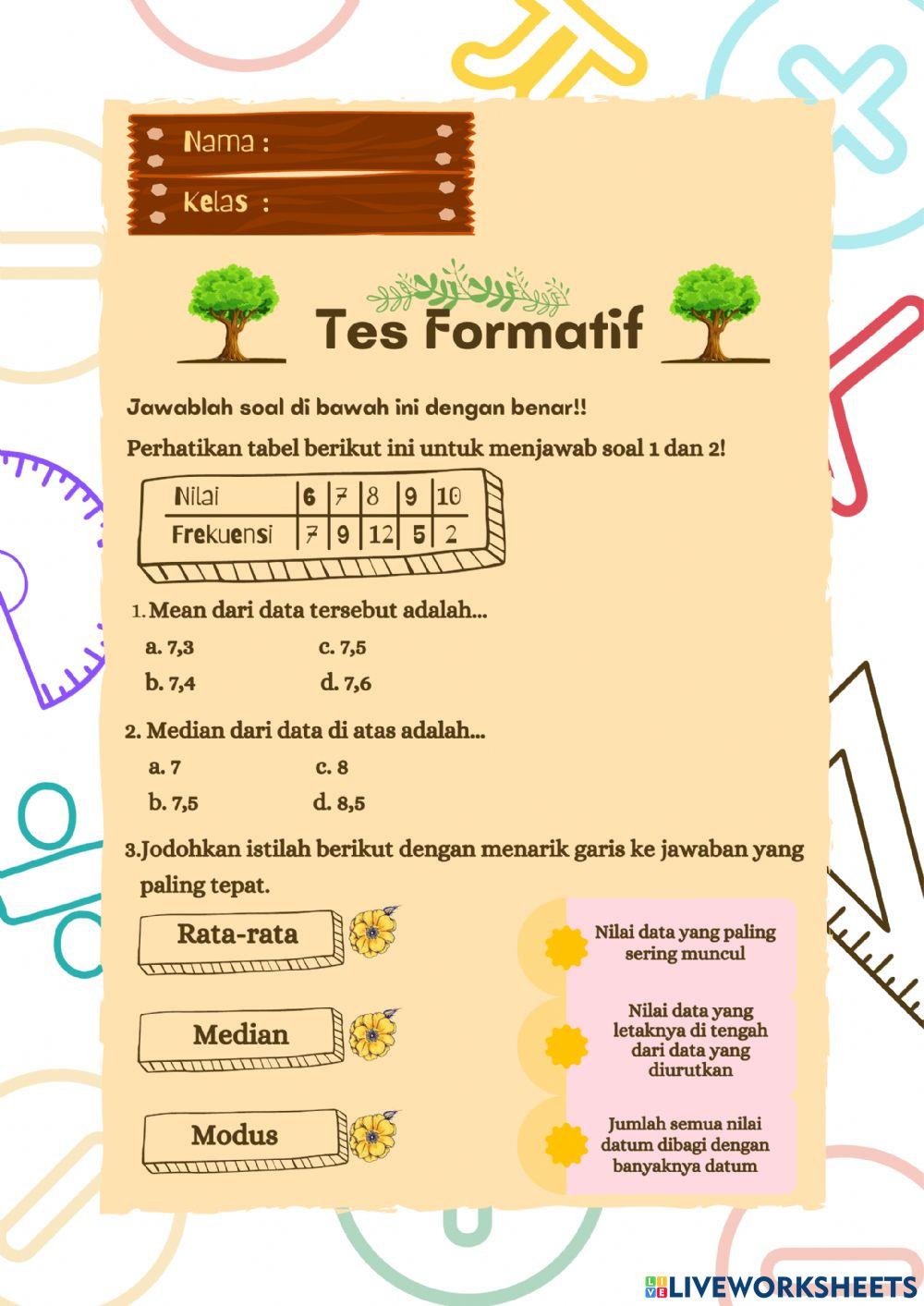 LKS Statistika SMP kelas VII