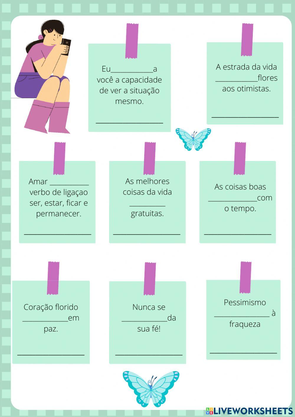 Transitividade verbal - REcuperação