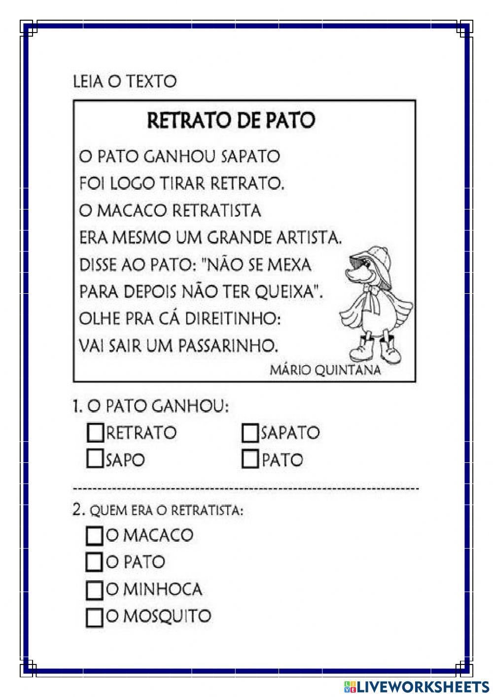 Interpretação de texto