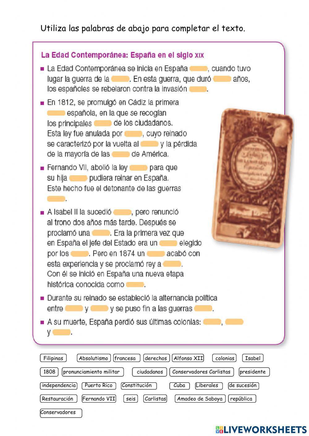 La Edad Contemporánea