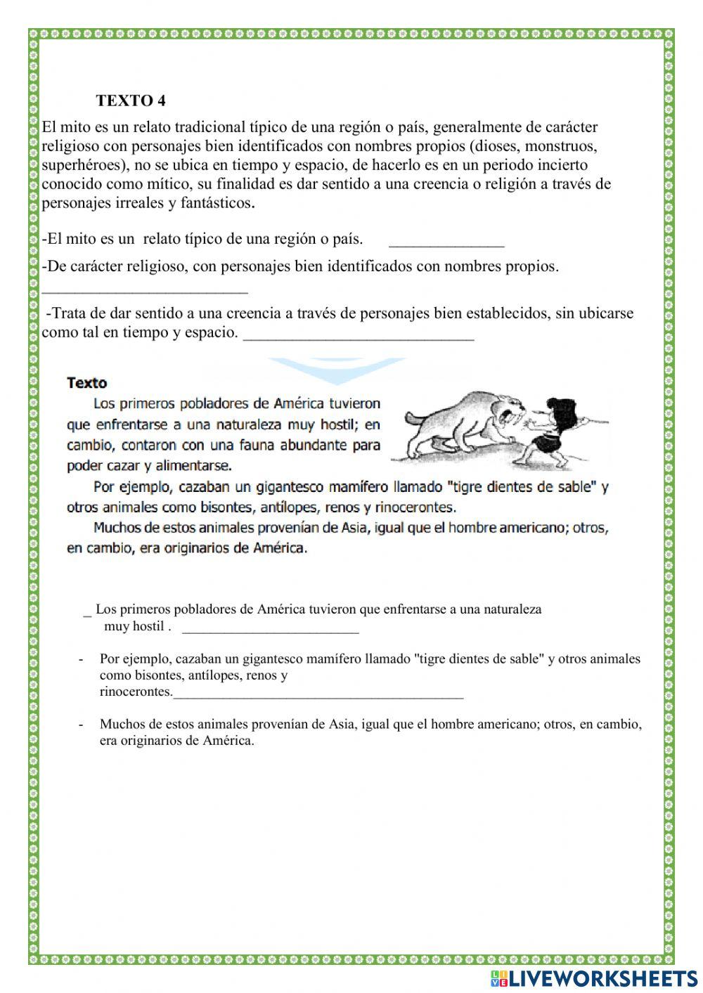 Idea principal y secundarias