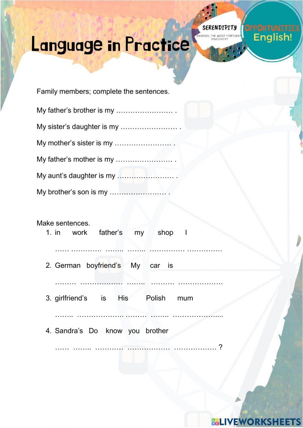 Unit 4A, elementary homework