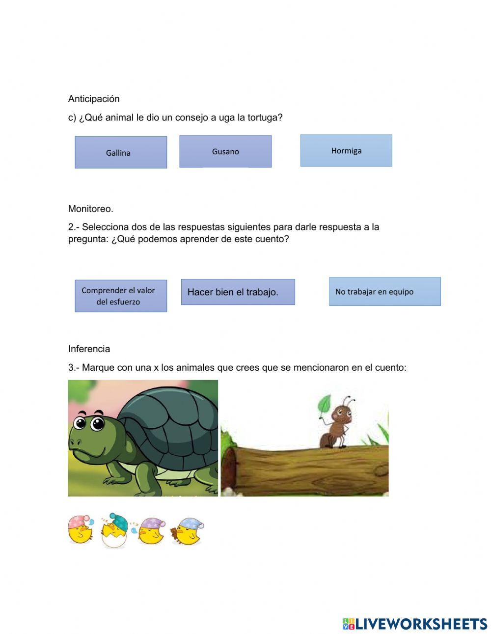 Cuento de uga la tortuga