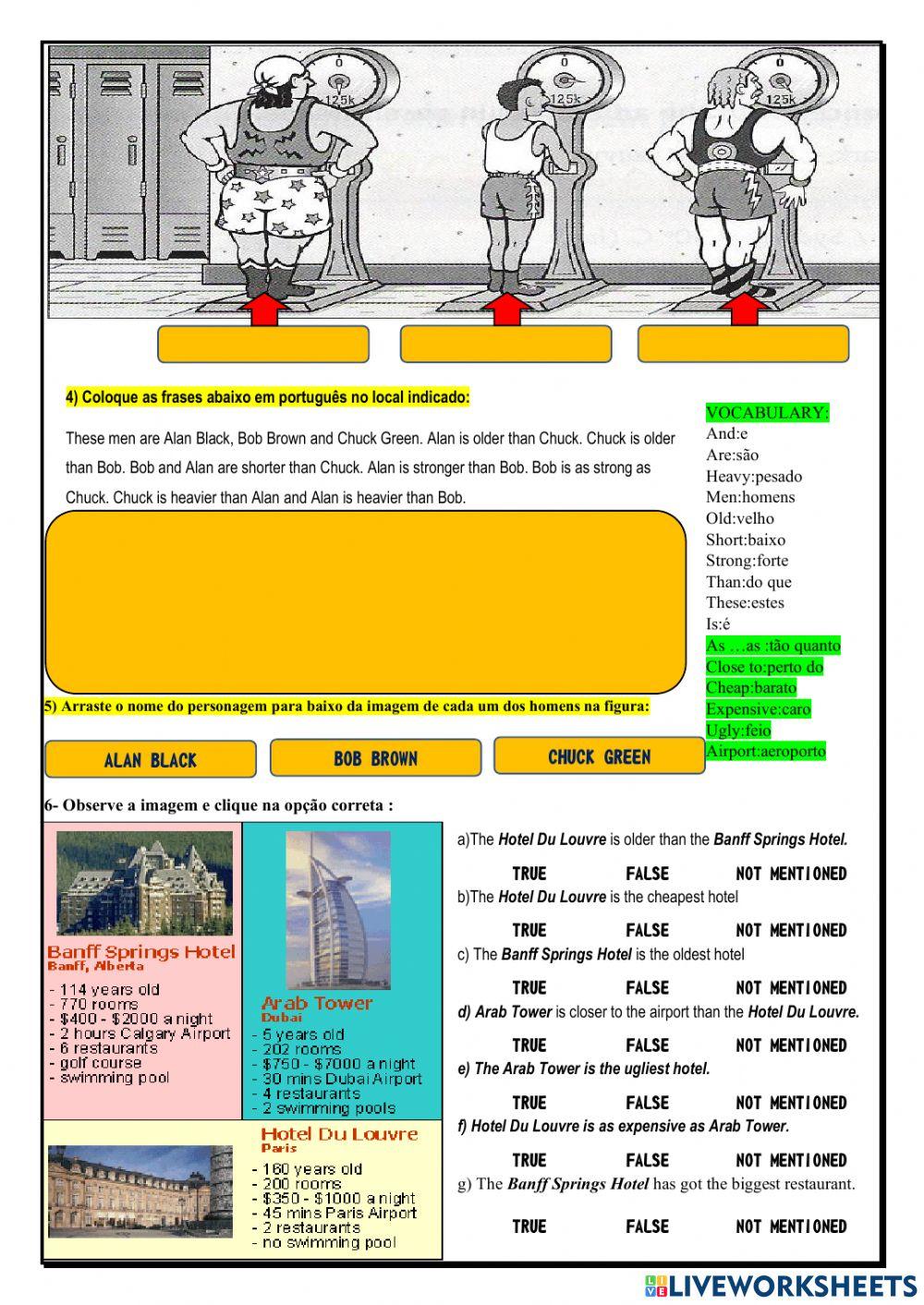 Revisão : Grau do adjetivo