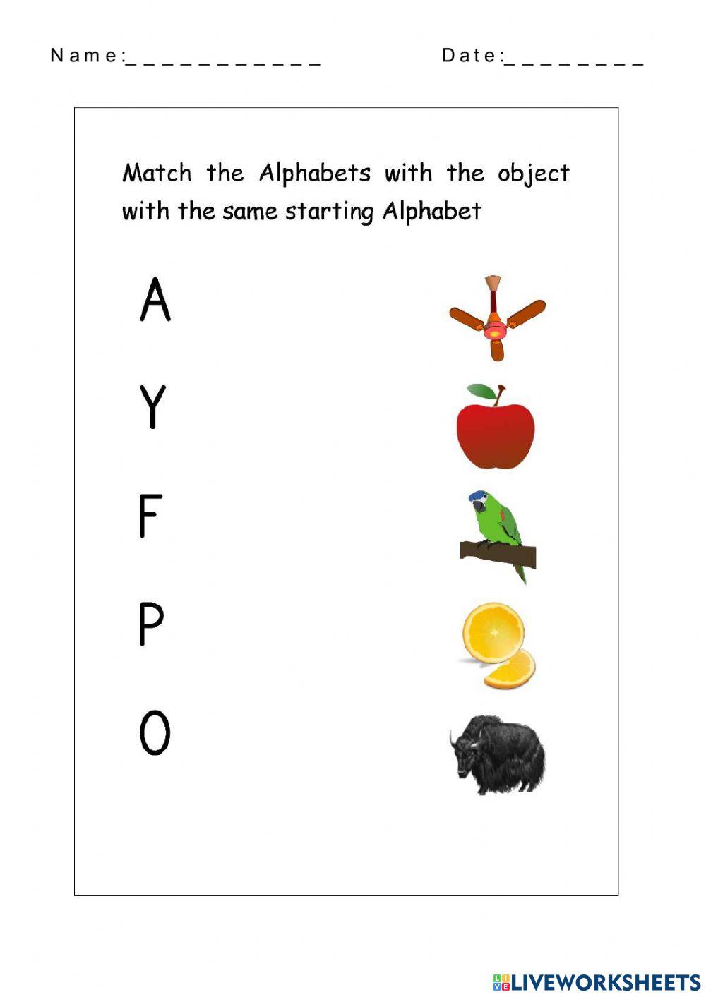 Matching A to Z
