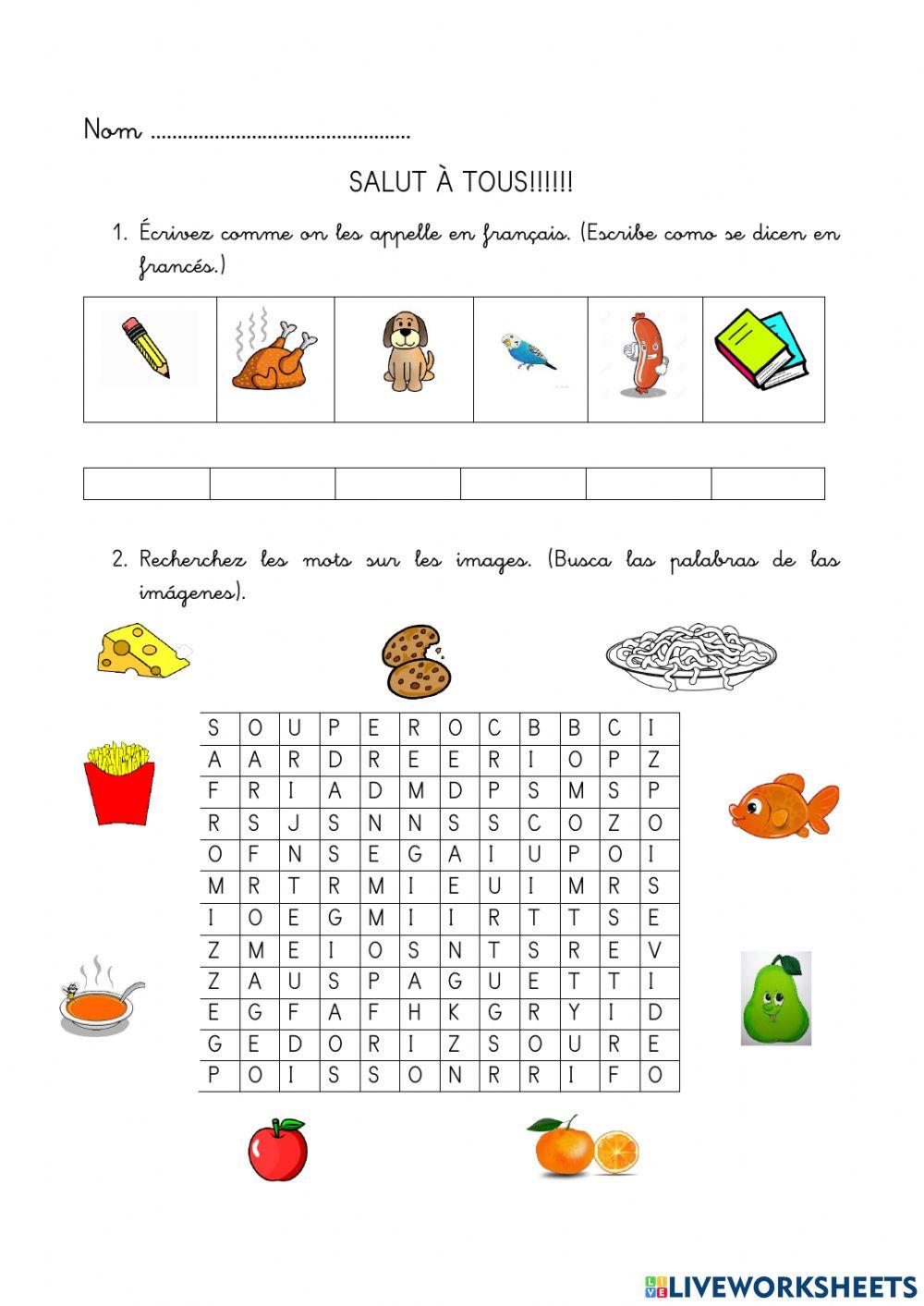 Vocabulaire Français