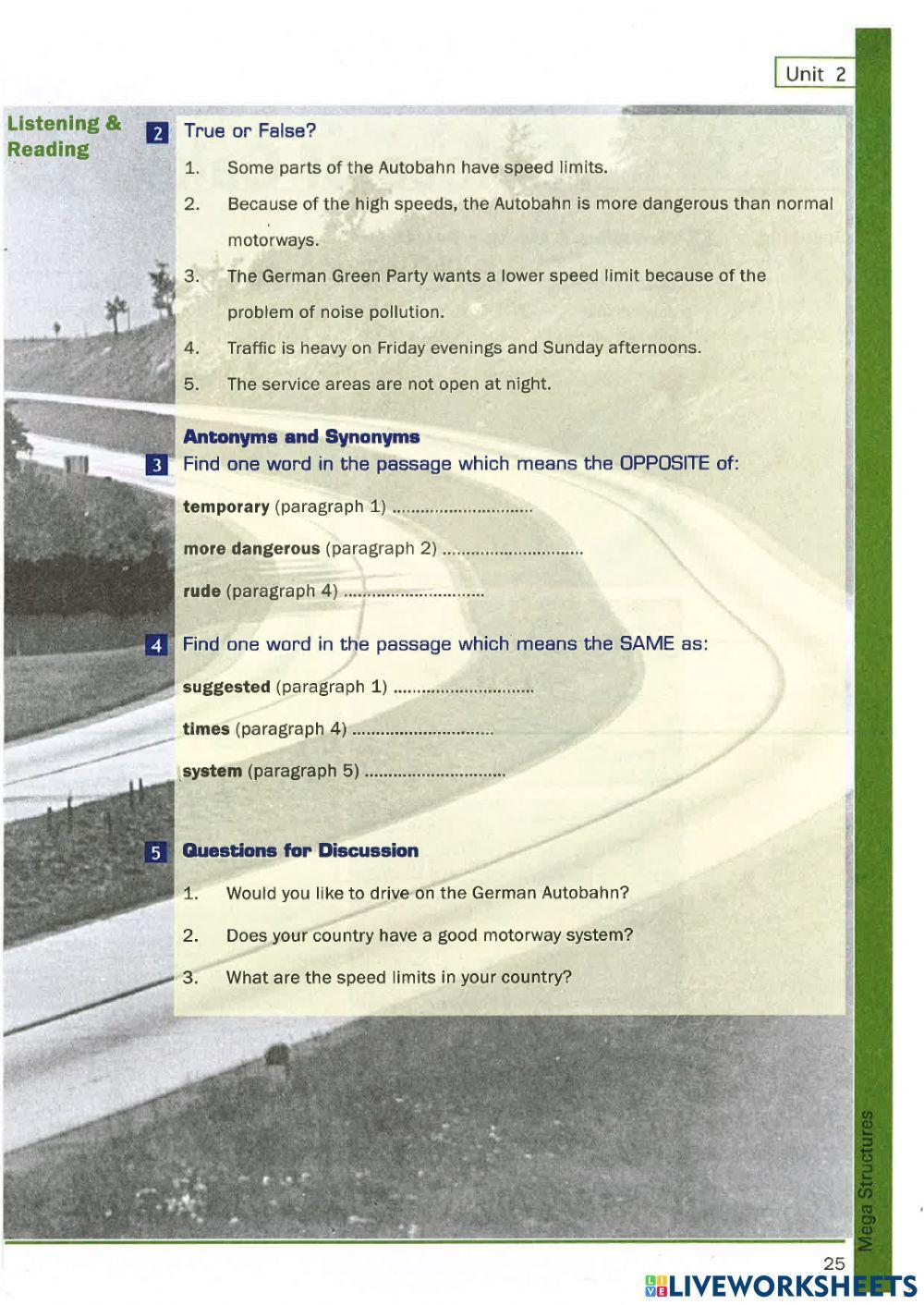 Pre-intermediate listening&reading