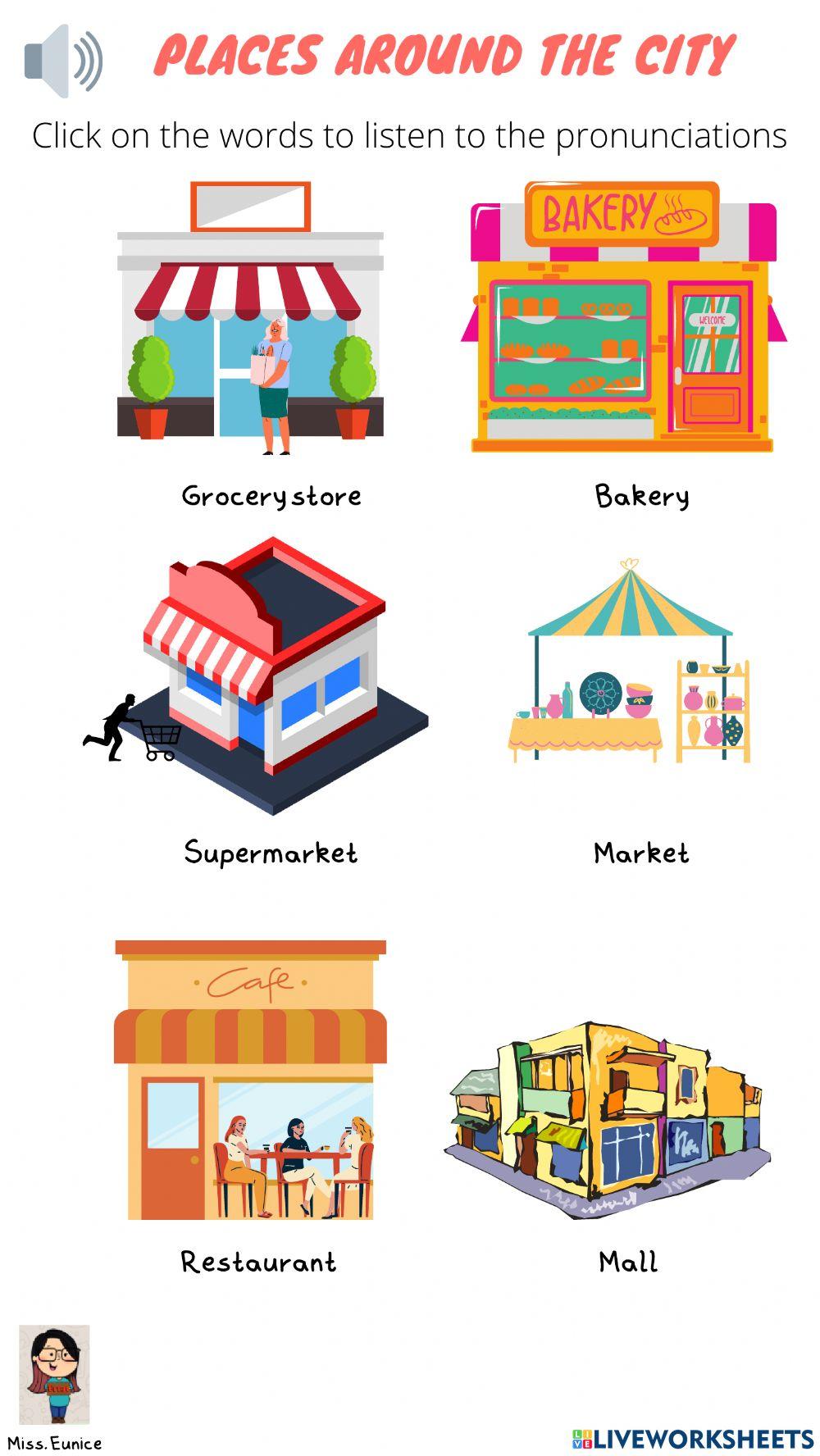 Places aroun the city