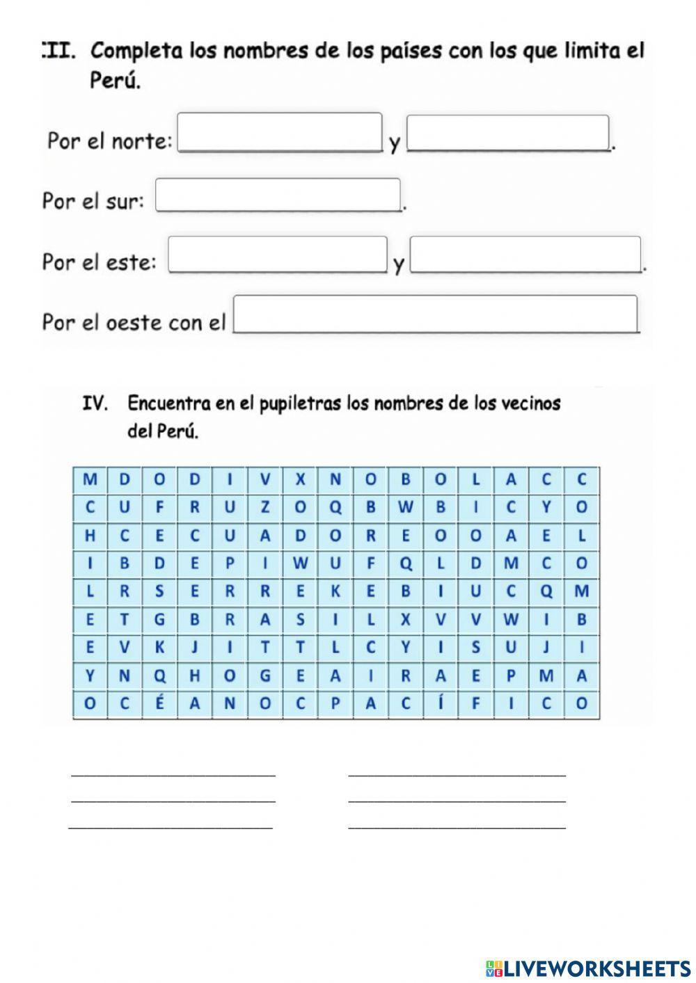 Division Politica del Peru