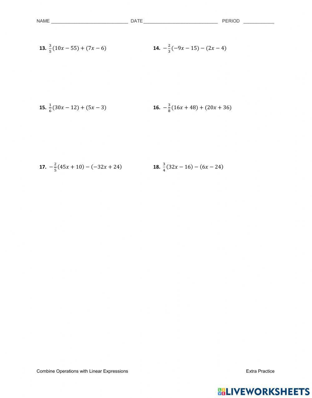 1032257 module 5 5 combine operations with linear
