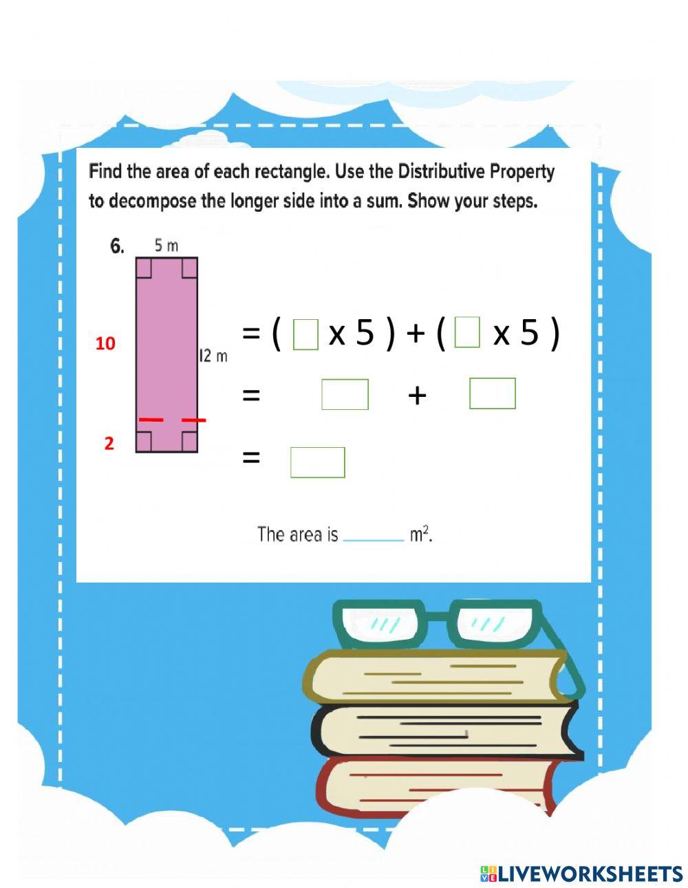 Area and the Distributive Property 2