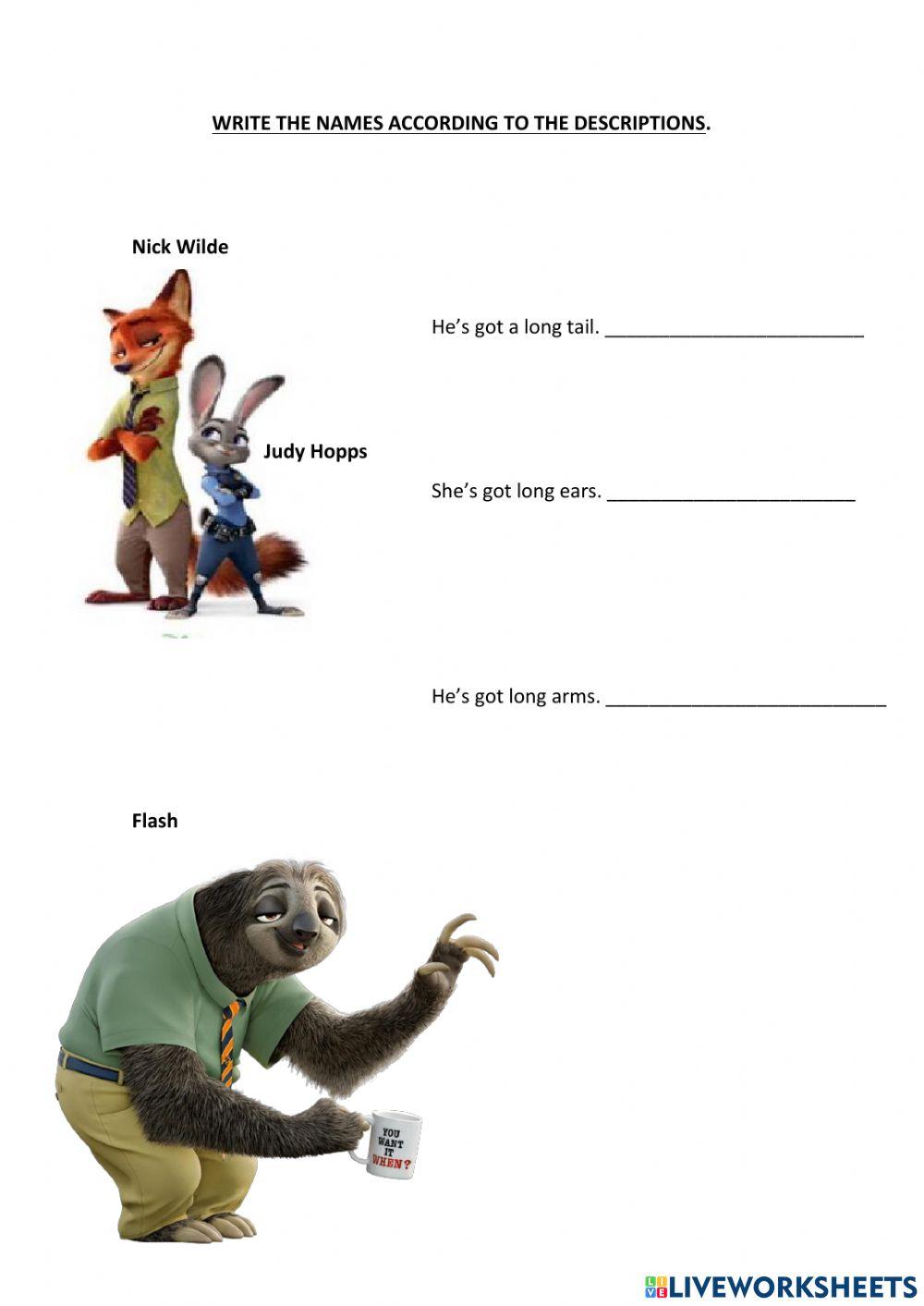 Match the names to the descriptions.