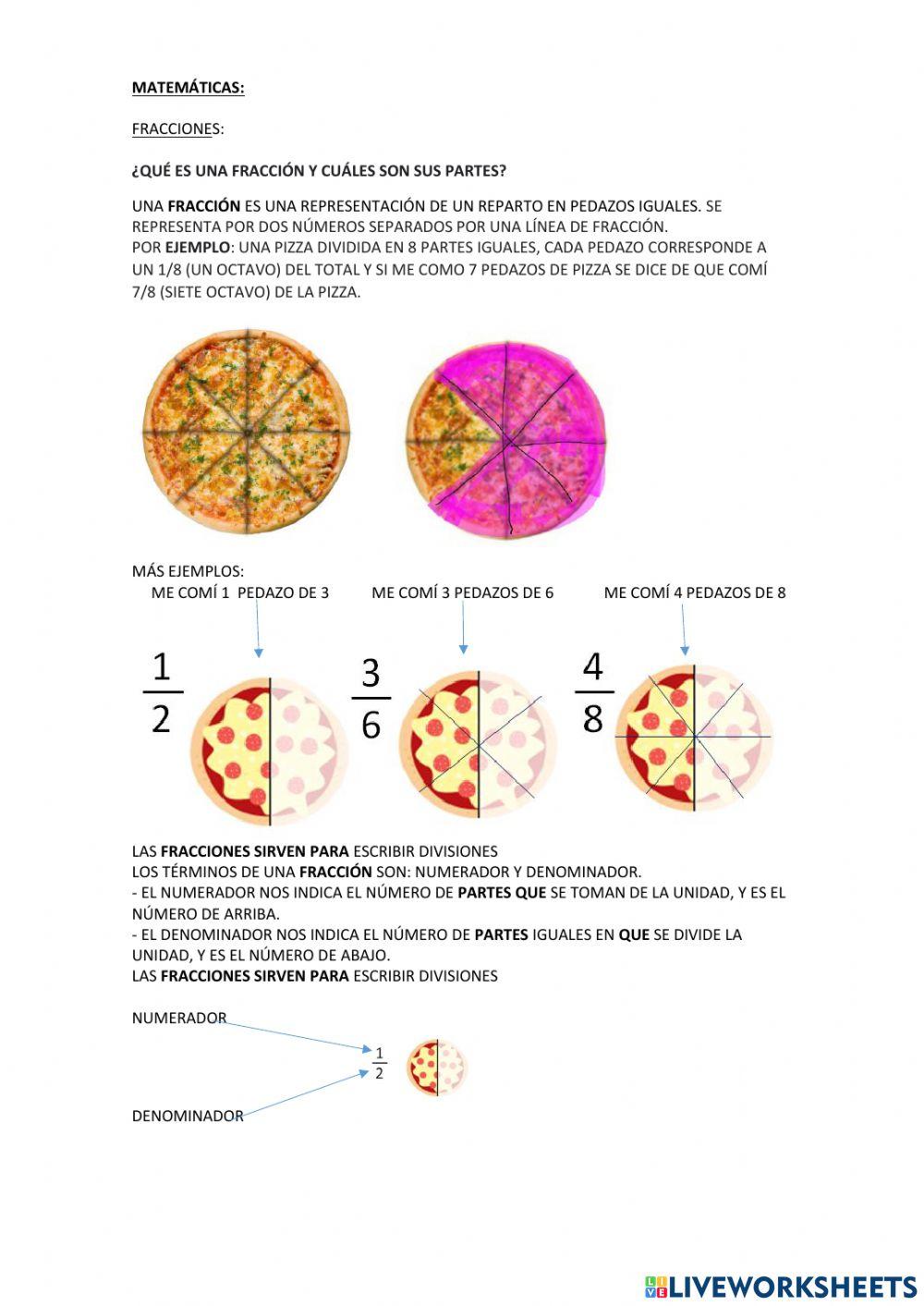 Seguimos con las fracciones