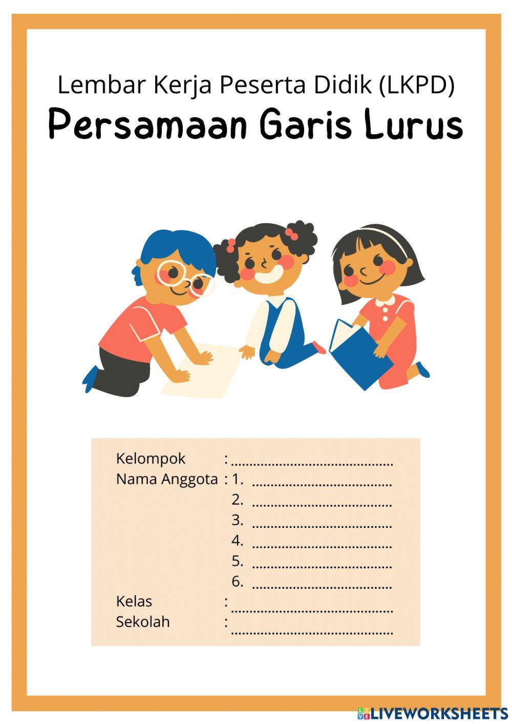 LKPD Persamaan Garis Lurus