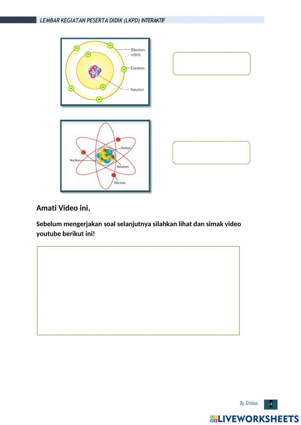 LKPD Perkembangan Teori atom