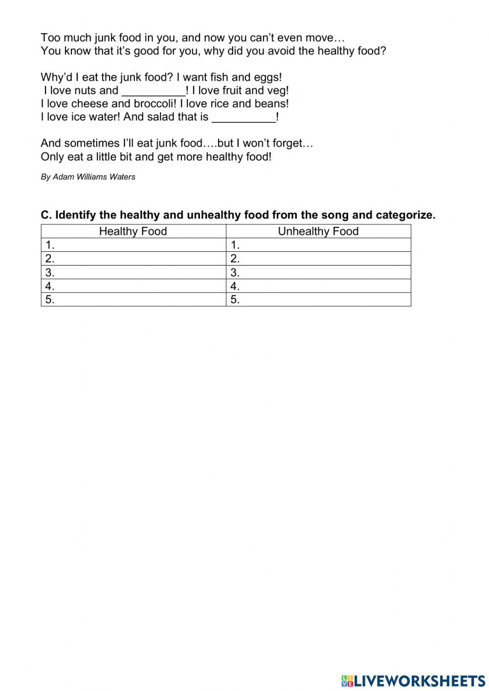 Unit 7 - HEALTHY AND WISE