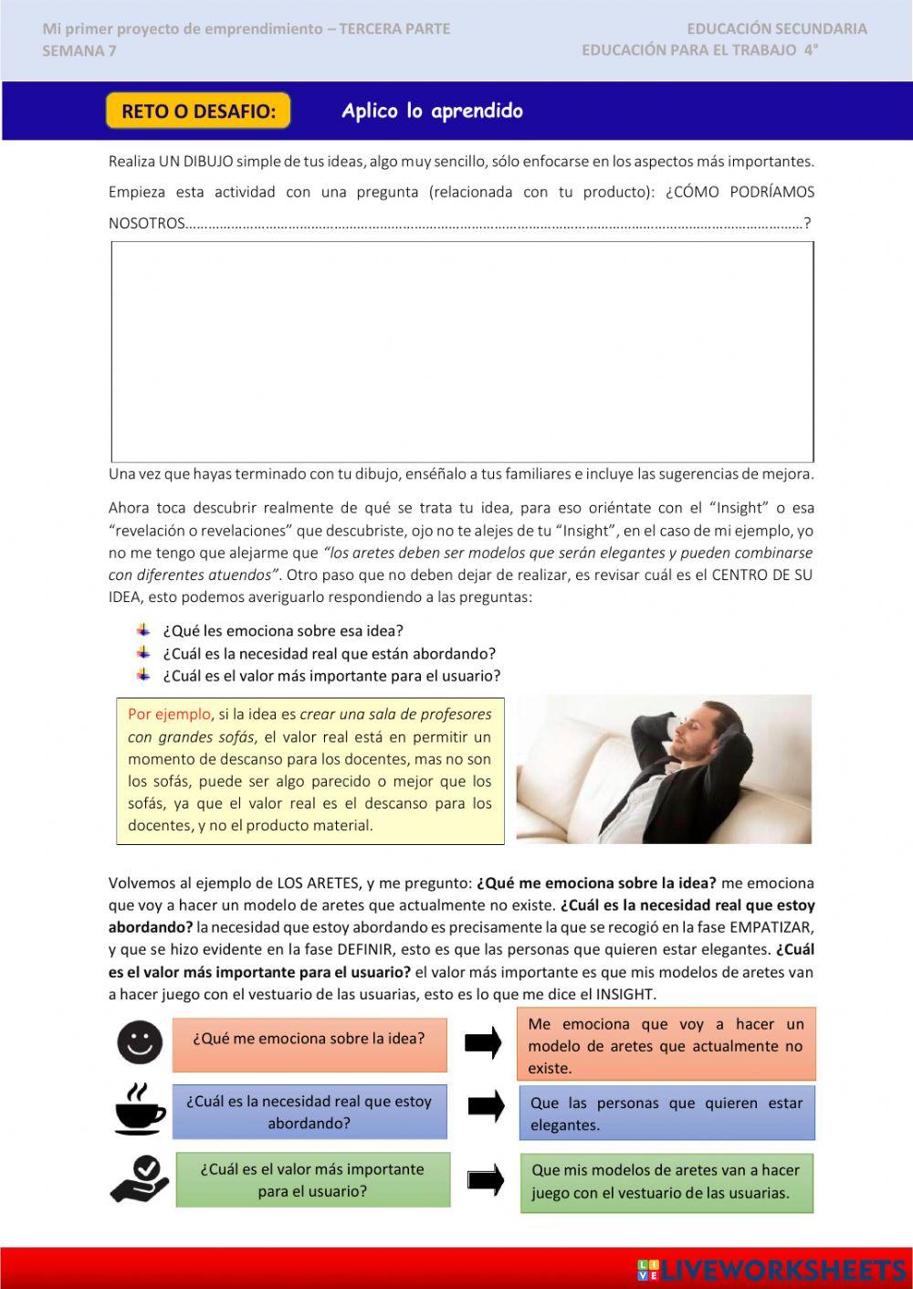 Mi primer proyecto de emprendimiento