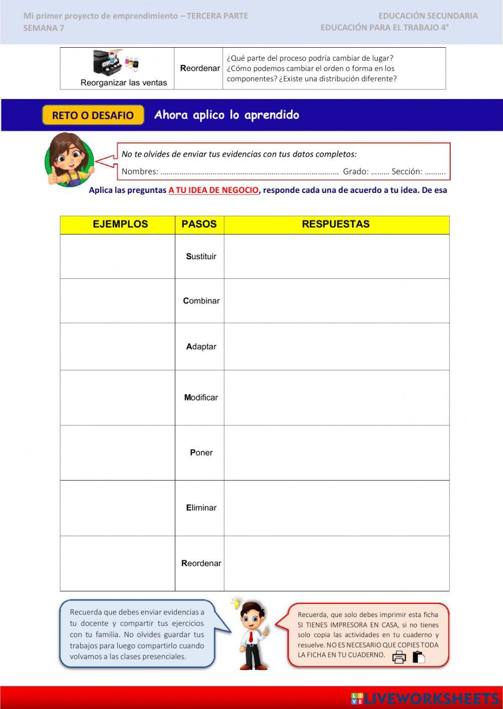 Mi primer proyecto de emprendimiento
