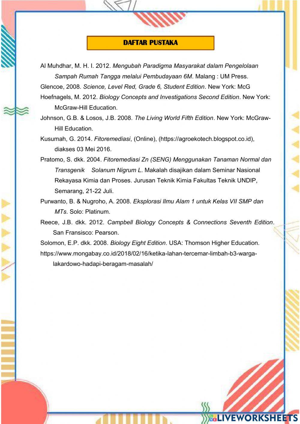 E-LKPD pencemaran tanah