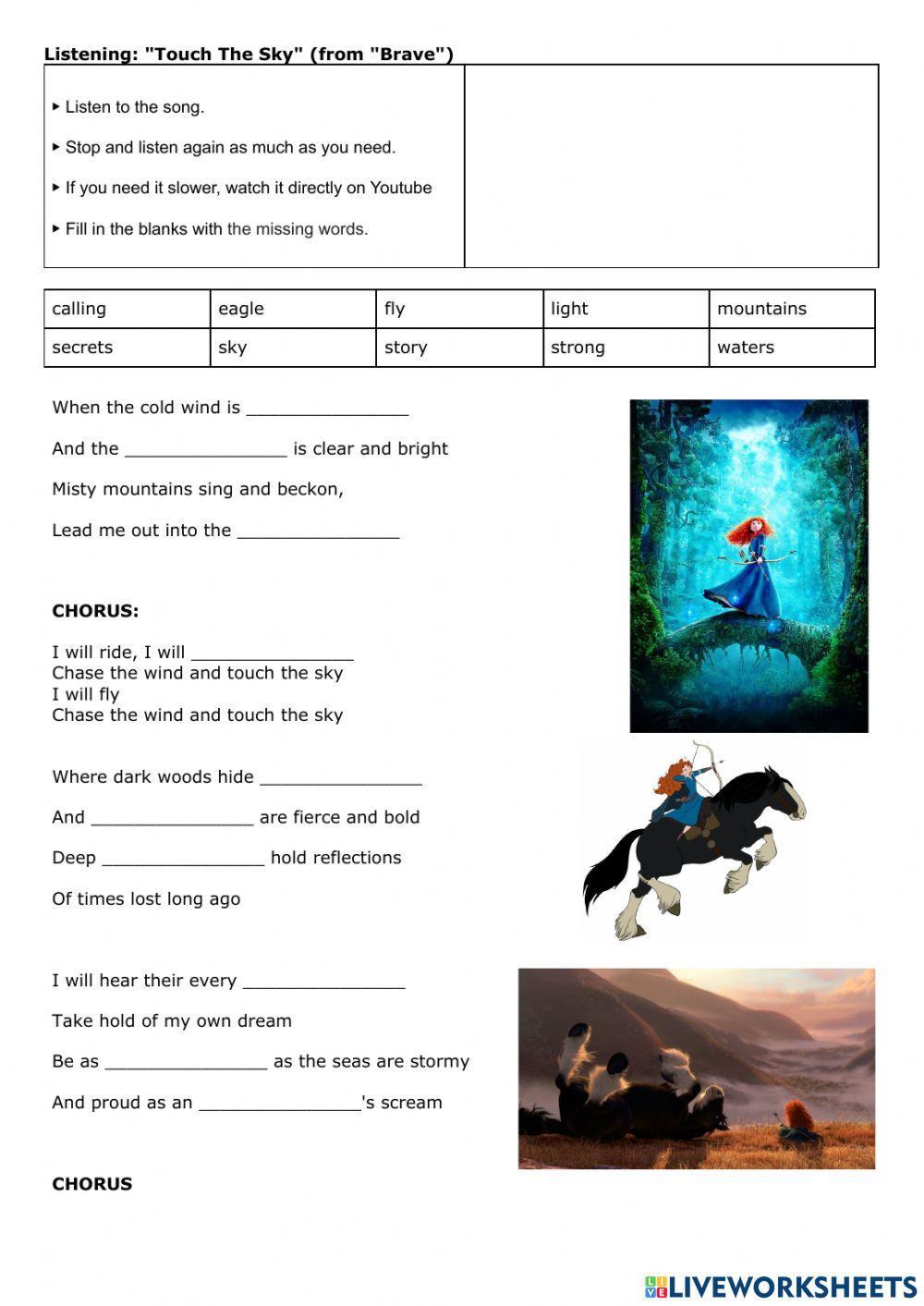 Listening: I will Fly