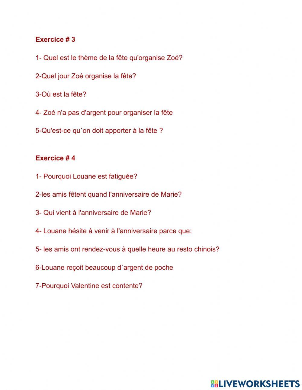 Les rapports en famille et entre amis