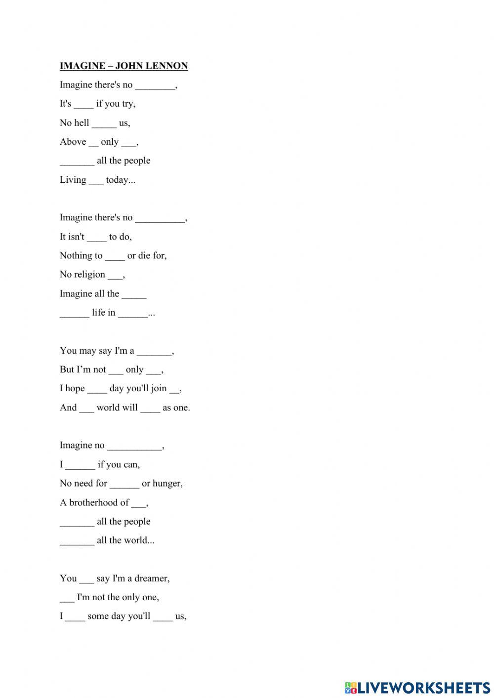 Imagine - John Lennon